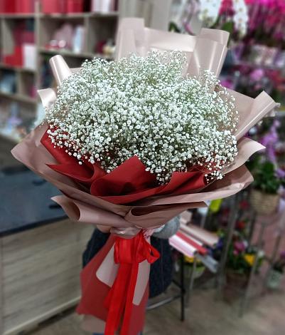 Букет цветов из: Гипсофила в Огаревка