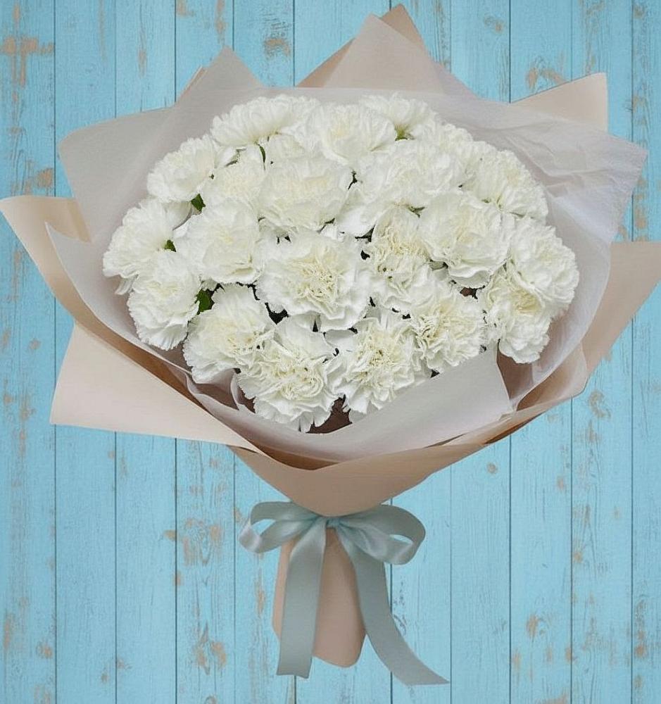 Букет цветов из: Гвоздики в Огаревка