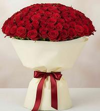 Букет 101 Красная роза Милано #REPLACE_PRED# Огаревка