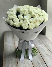 Букет 35 Белых роз в Огаревка