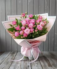 Букет Розовый кустик #REPLACE_PRED# Огаревка