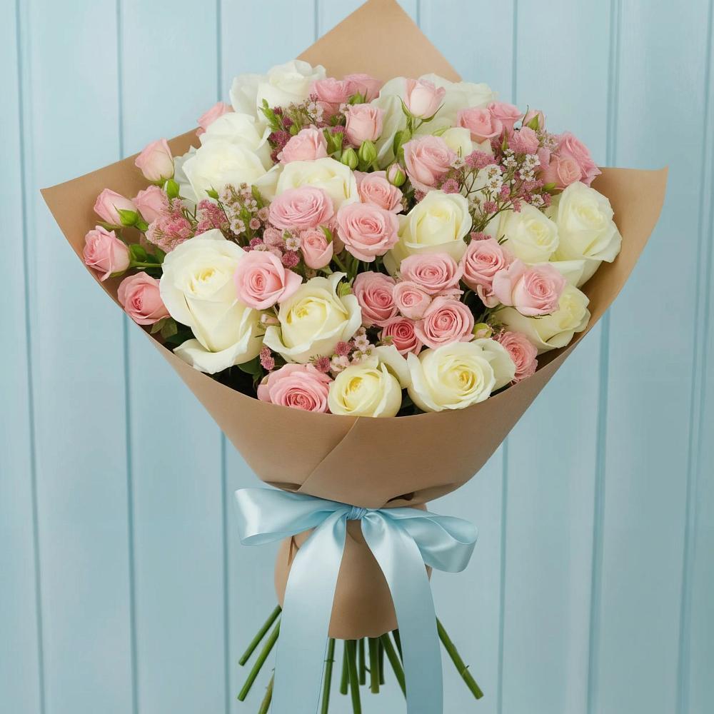 Букет цветов из: Розы в Огаревка