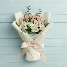 Букет цветов из:  Альстромерии #REPLACE_PRED# Огаревка