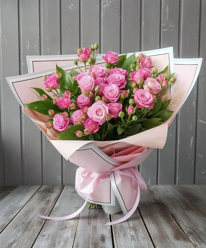 Букет Розовый кустик в Огаревка