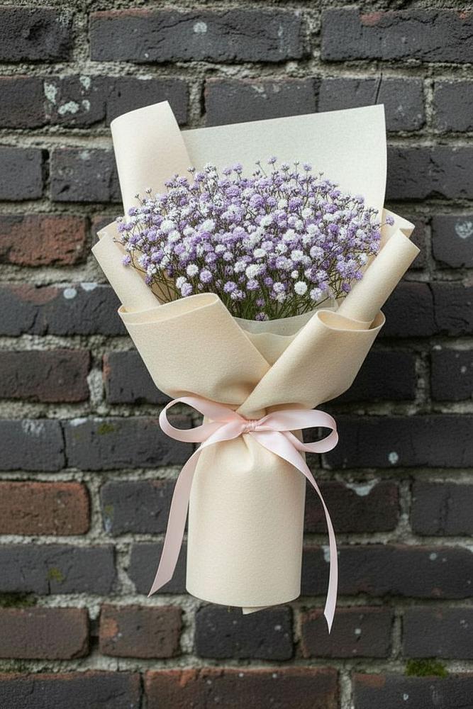 Букет цветов из: Гипсофила в Огаревка