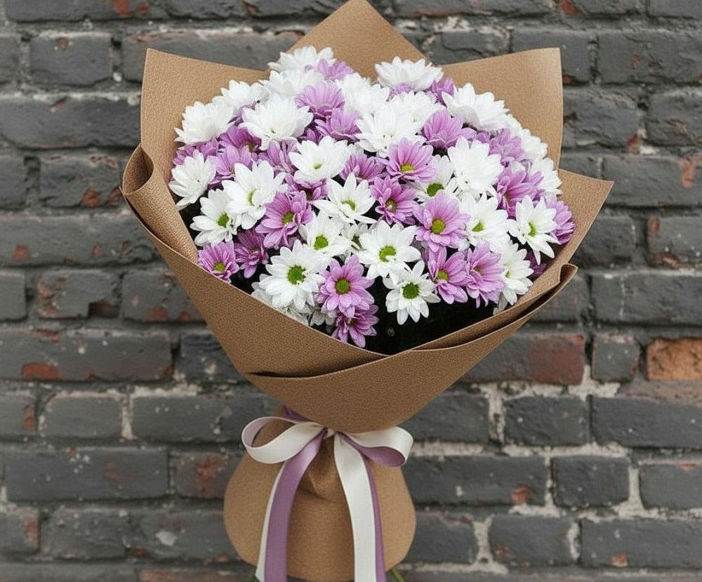 Букет цветов из: Хризантемы в Огаревка