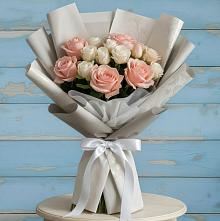 Букет цветов из:  Розы #REPLACE_PRED# Огаревка