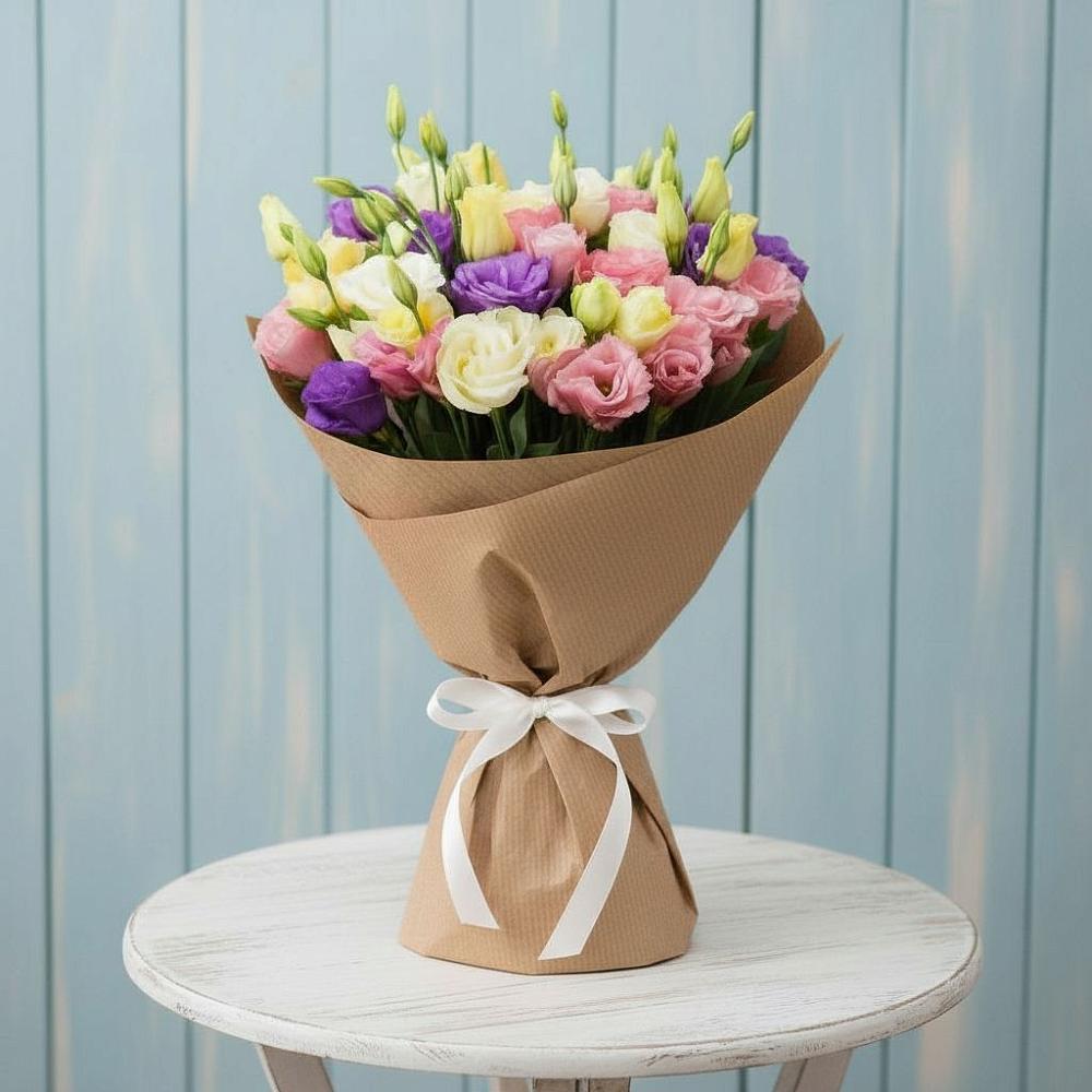 Букет цветов из: Лизиантусы в Огаревка