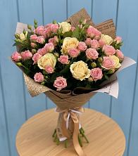 Букет цветов из:  Розы в Огаревка