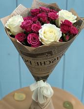 Букет цветов из:  Розы #REPLACE_PRED# Огаревка