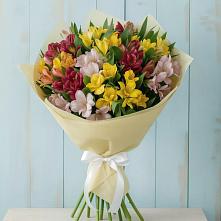 Букет цветов из:  Альстромерии в Огаревка