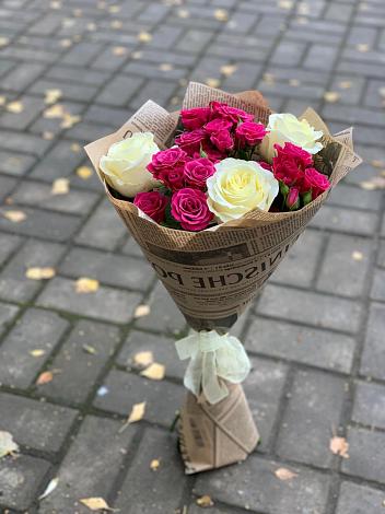 Букет цветов из: Розы в Огаревка
