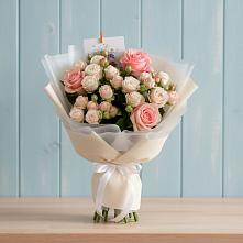 Букет цветов из:  Розы в Огаревка