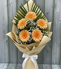 Букет цветов из:  Герберы #REPLACE_PRED# Огаревка